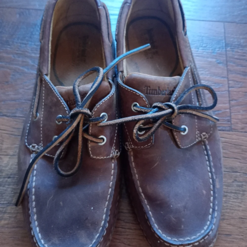 Timberland Brown Leather Shoes Mens 8.5